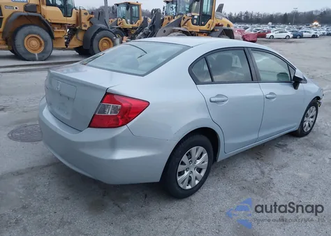 2012 Honda Civic Sdn Lx from USA, damaged, VIN JHMFB2F52CS004514
